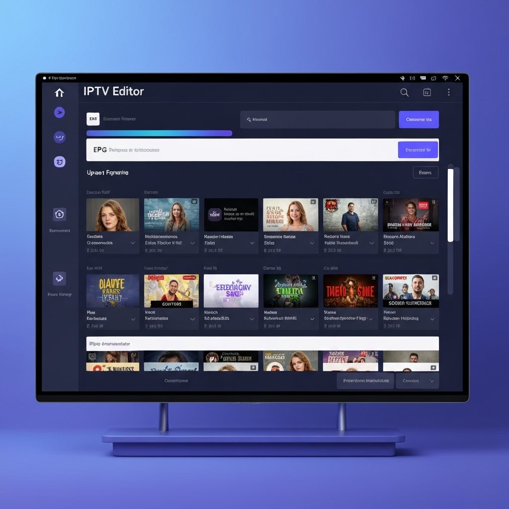 IPTV Editor EPG management
